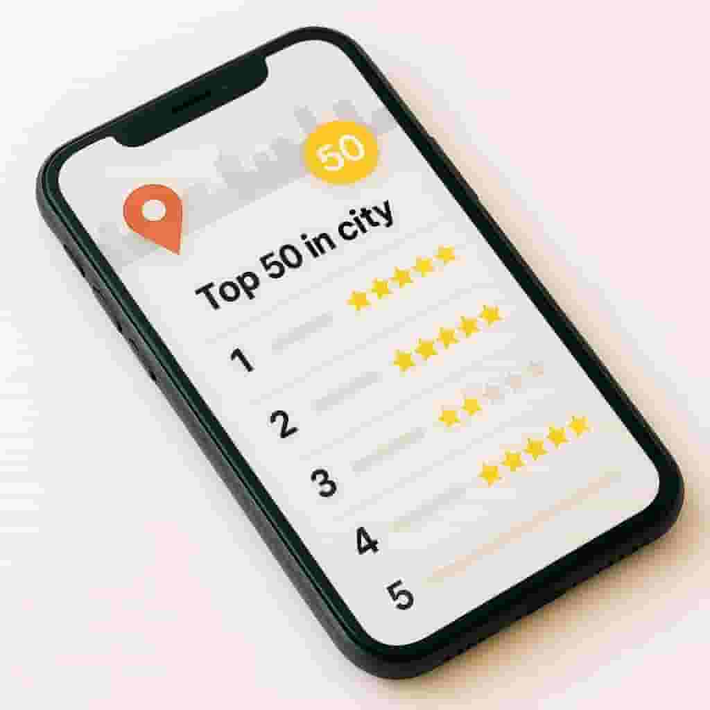 Top 50 per città
