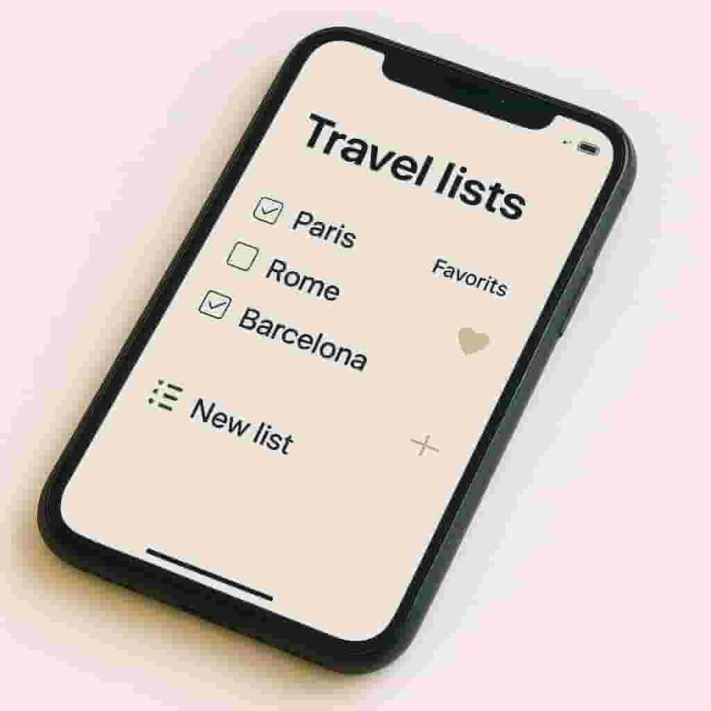 Liste di viaggio